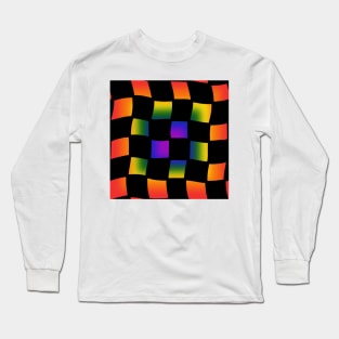 Checker Board - Gay Pride Long Sleeve T-Shirt